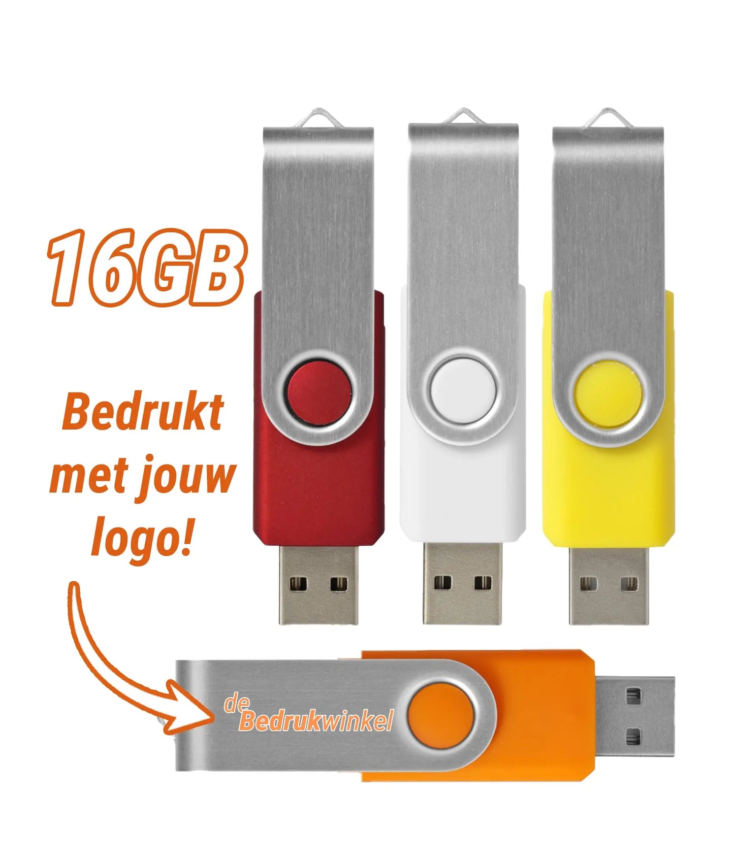 Rotate basic USB 16GB de Bedrukwinkel