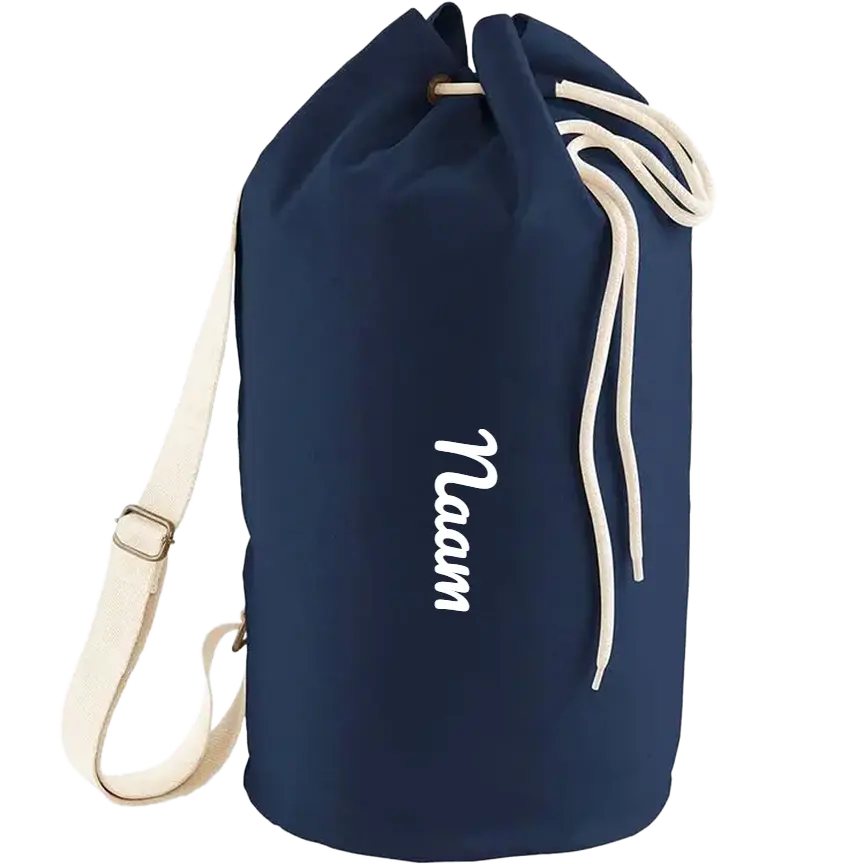 Duurzame Sea Bag met naam de Bedrukwinkel