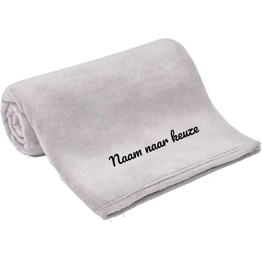 Honden deken met naam de Bedrukwinkel