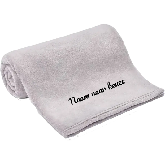 Honden deken met naam de Bedrukwinkel