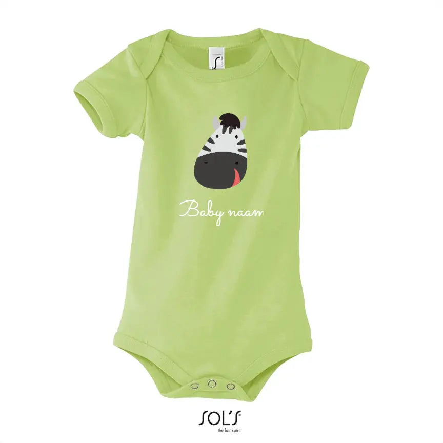 Rompertje met dier en naam de Bedrukwinkel