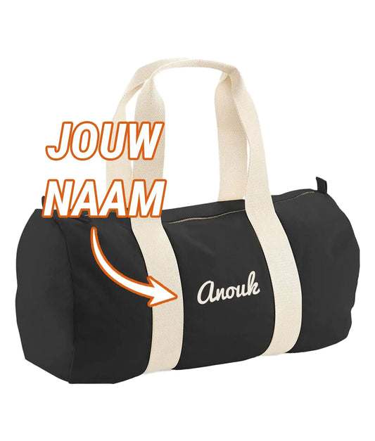 Duffle Bag met naam de Bedrukwinkel