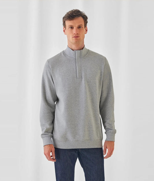 B&C Half-Zip Sweater de Bedrukwinkel
