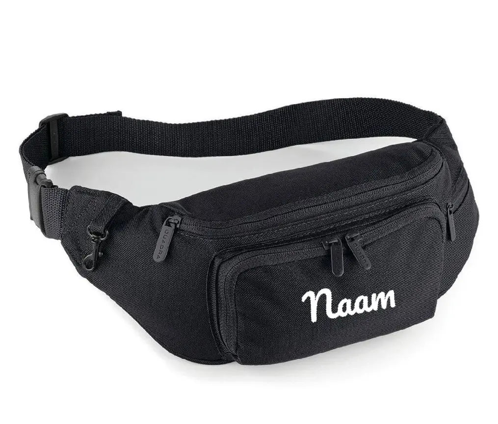 Heuptas met vakken en naam de Bedrukwinkel