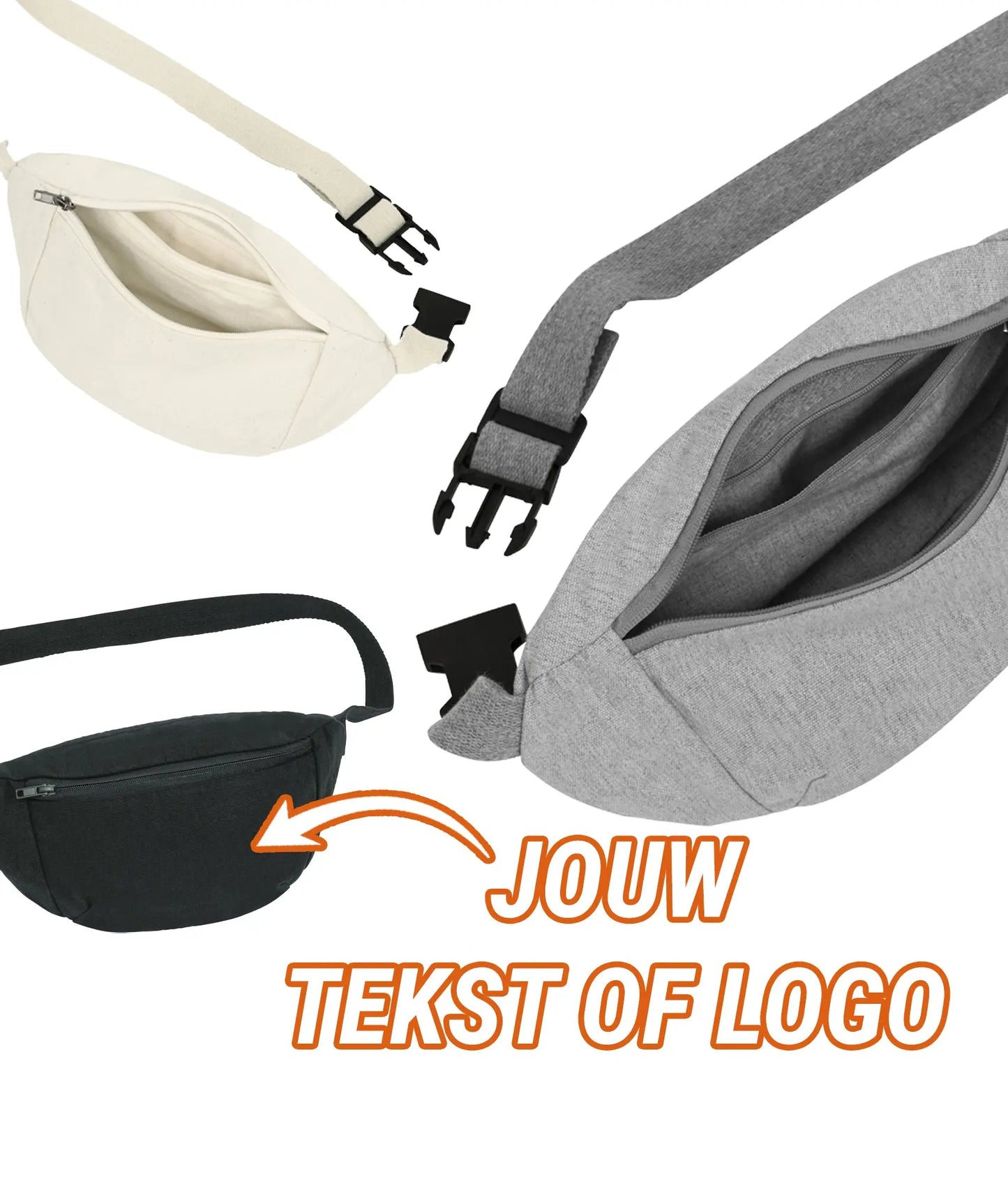 Heuptas Premium met naam of logo de Bedrukwinkel