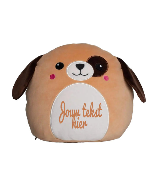 Honden knuffel 29cm - Eigen naam - de Bedrukwinkel