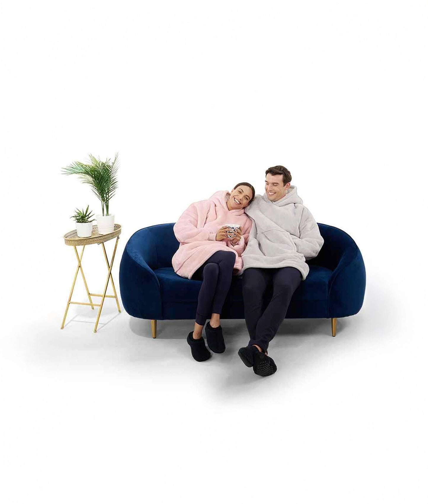 Hoodie Fleece Deken met naam de Bedrukwinkel