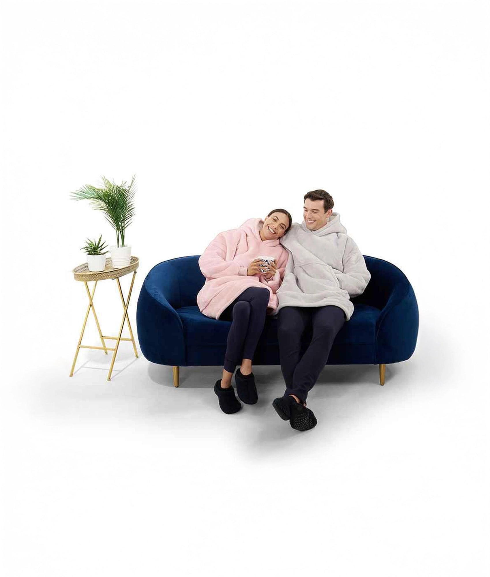 Hoodie Fleece Deken met naam de Bedrukwinkel