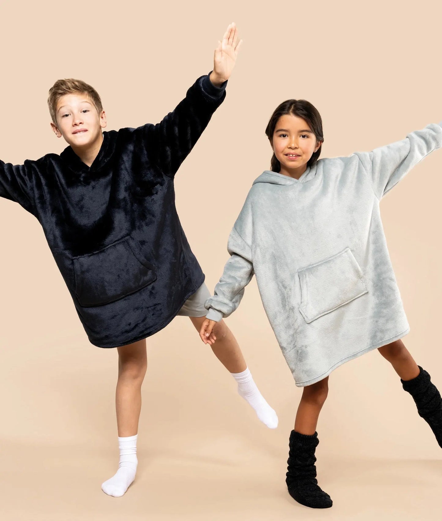 Poncho Plaid Kids de Bedrukwinkel