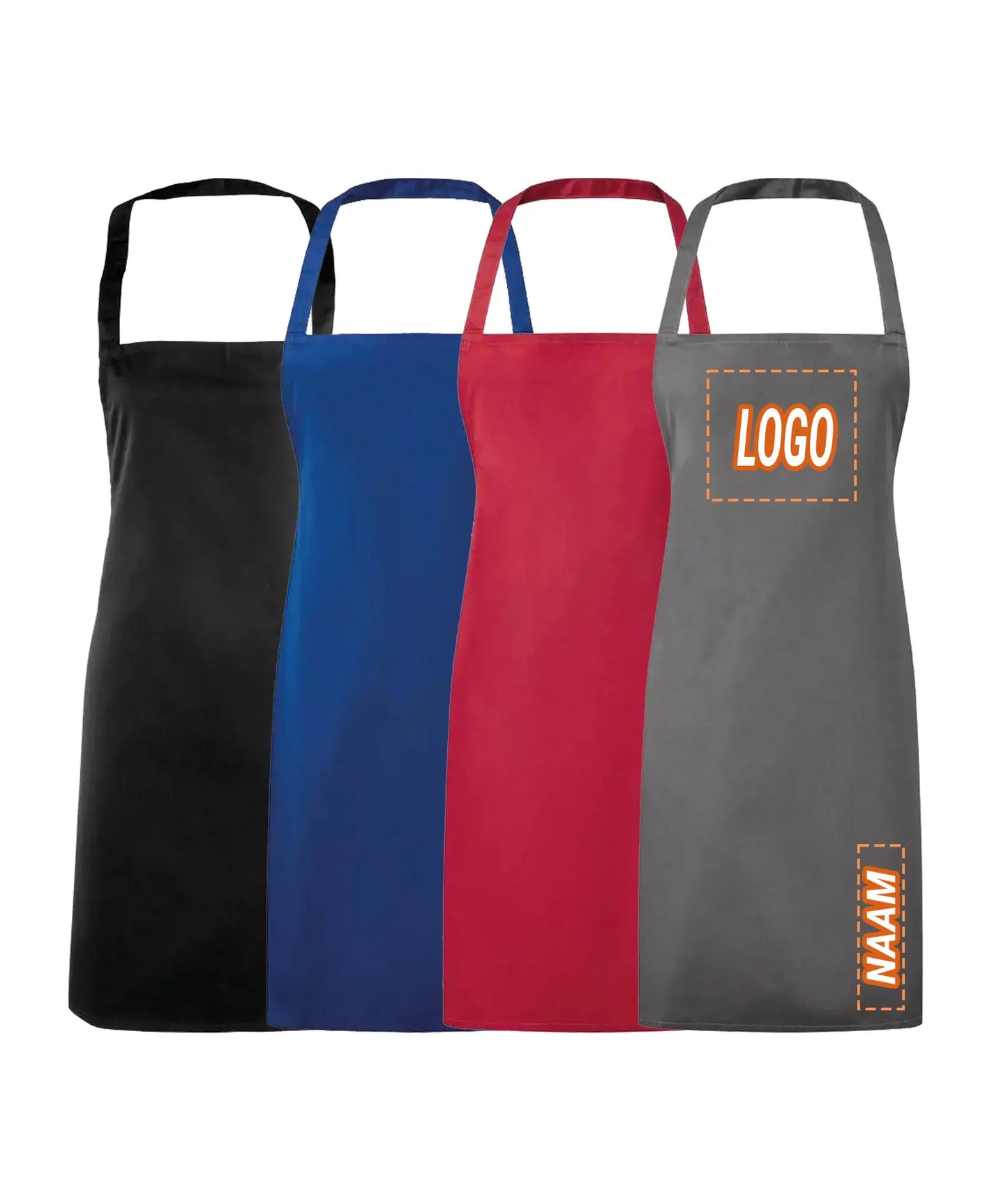 Premium schort lang met logo de Bedrukwinkel