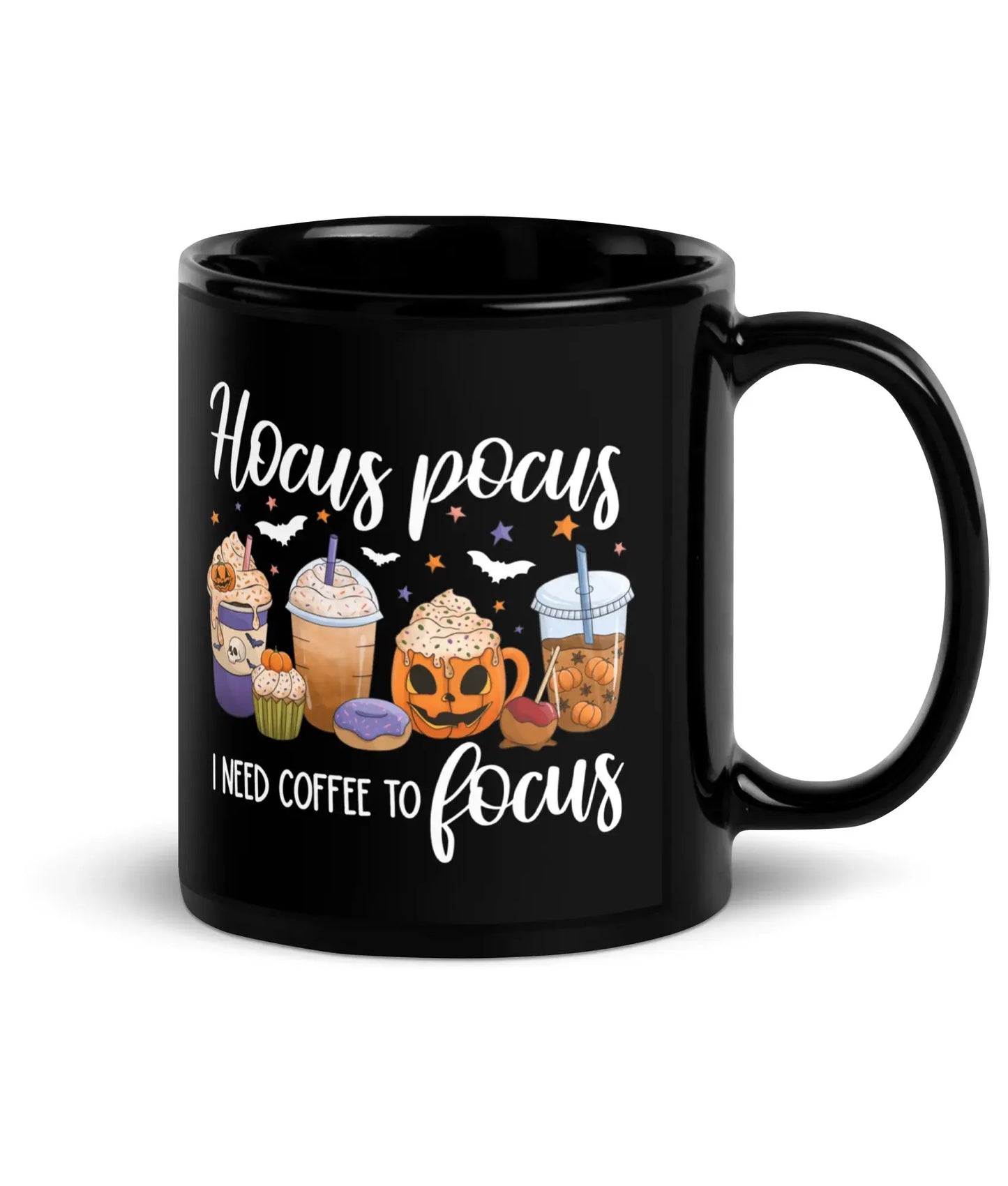 Mok Zwart "Hocus Pocus" de Bedrukwinkel