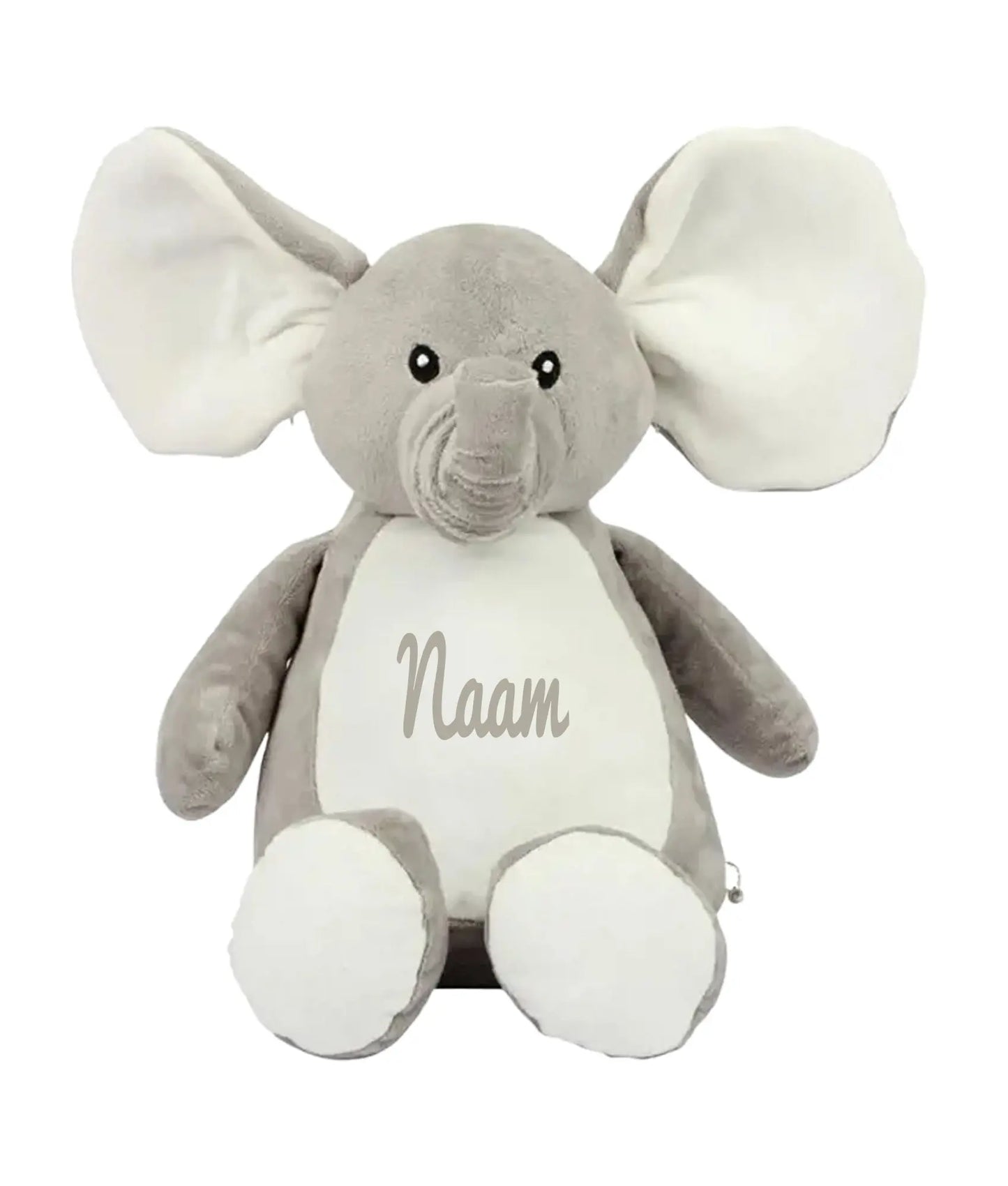 Olifant knuffel 46 cm - Eigen naam - de Bedrukwinkel