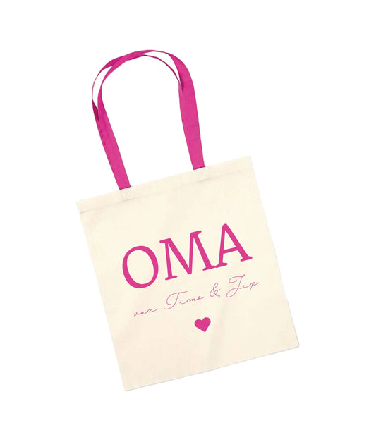 Tote bag "OMA van" de Bedrukwinkel
