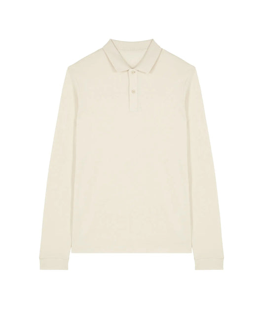 Polo Prepster 2.0 Lange Mouw Stanley/Stella met bedrukking de Bedrukwinkel