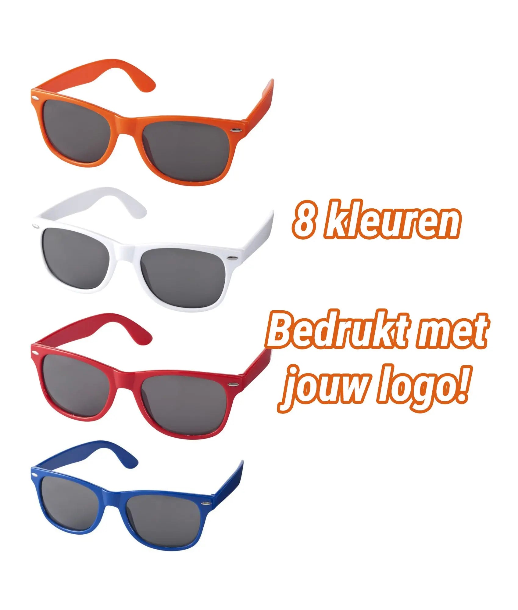 Sun Ray zonnebril met 2x logo de Bedrukwinkel