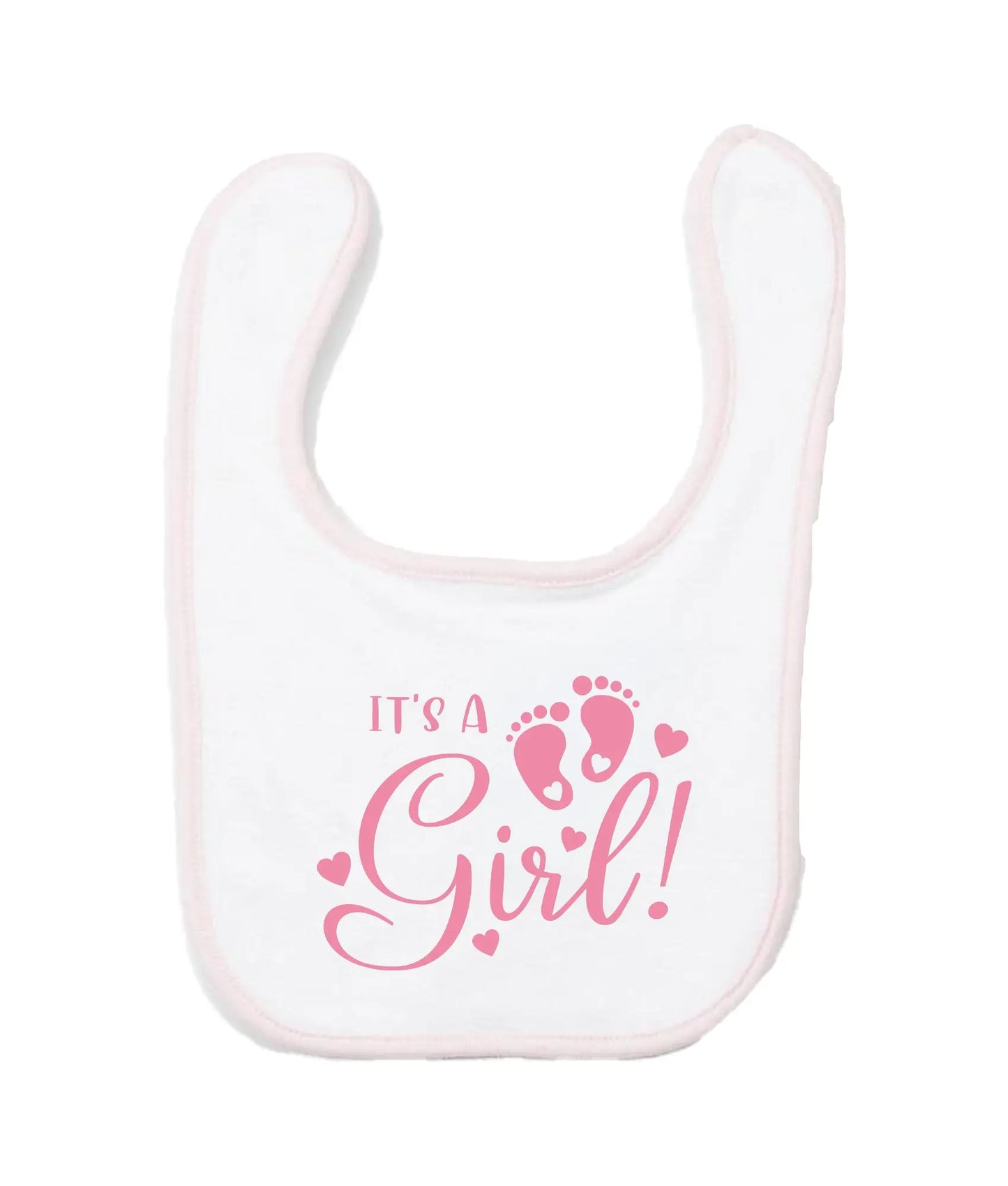 Slabbetje "It's a girl" de Bedrukwinkel