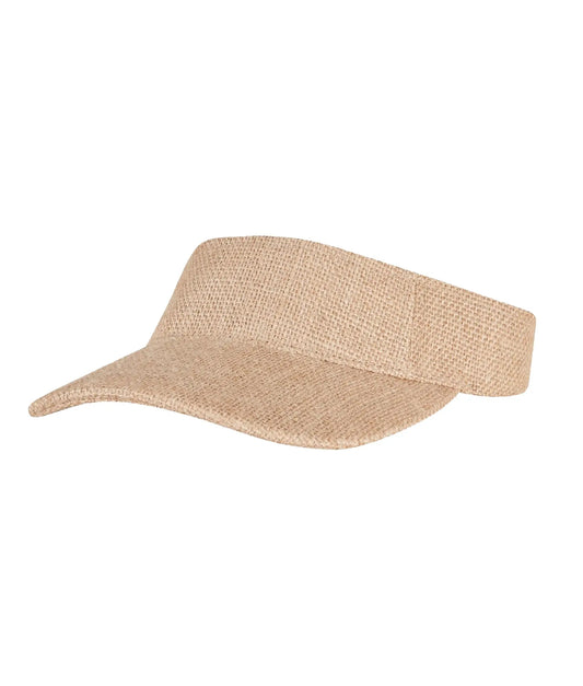 Jute Zonneklep met bedrukking de Bedrukwinkel