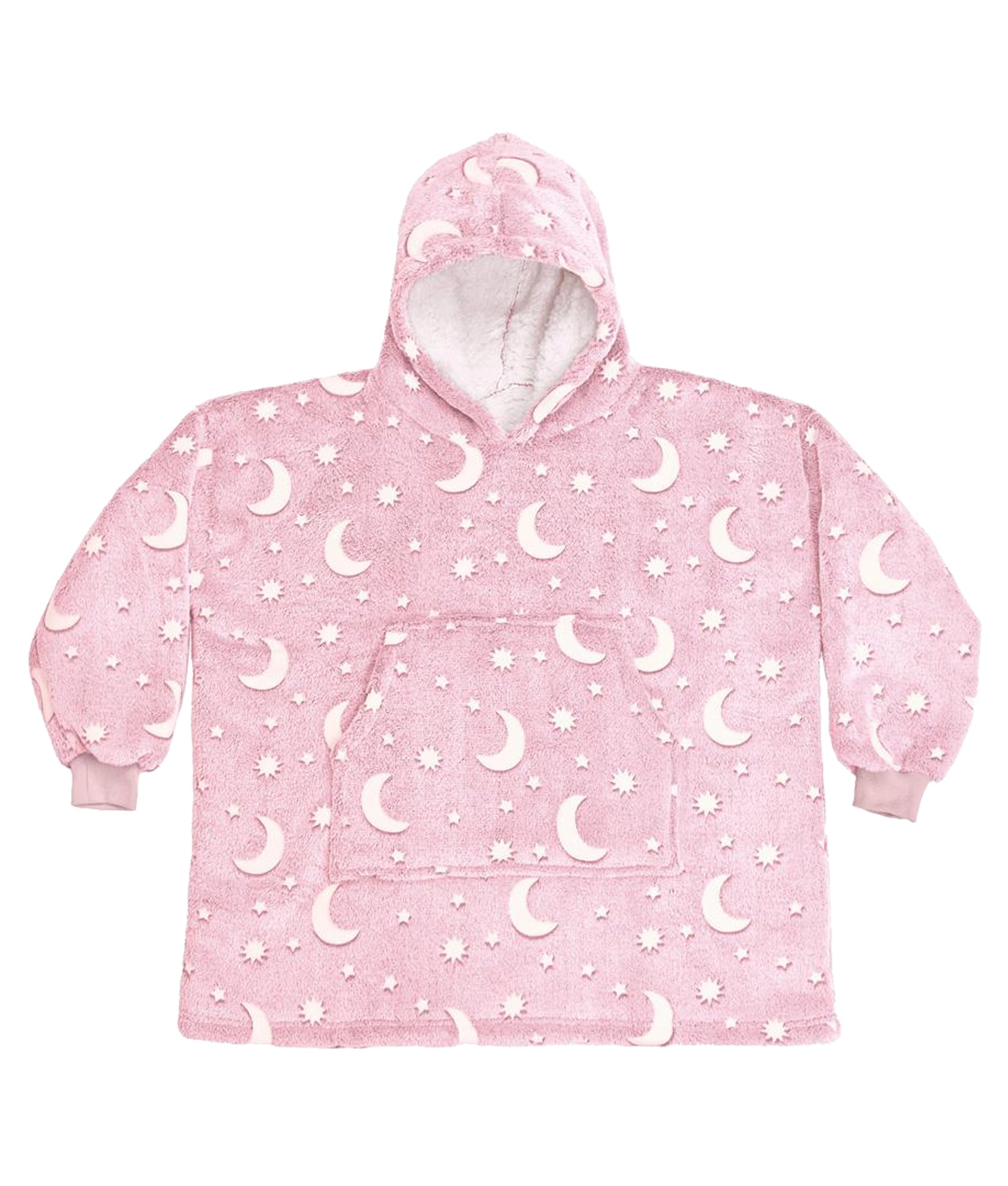 Glow in the Dark Hoodie Fleece Deken Kids met bedrukking de Bedrukwinkel