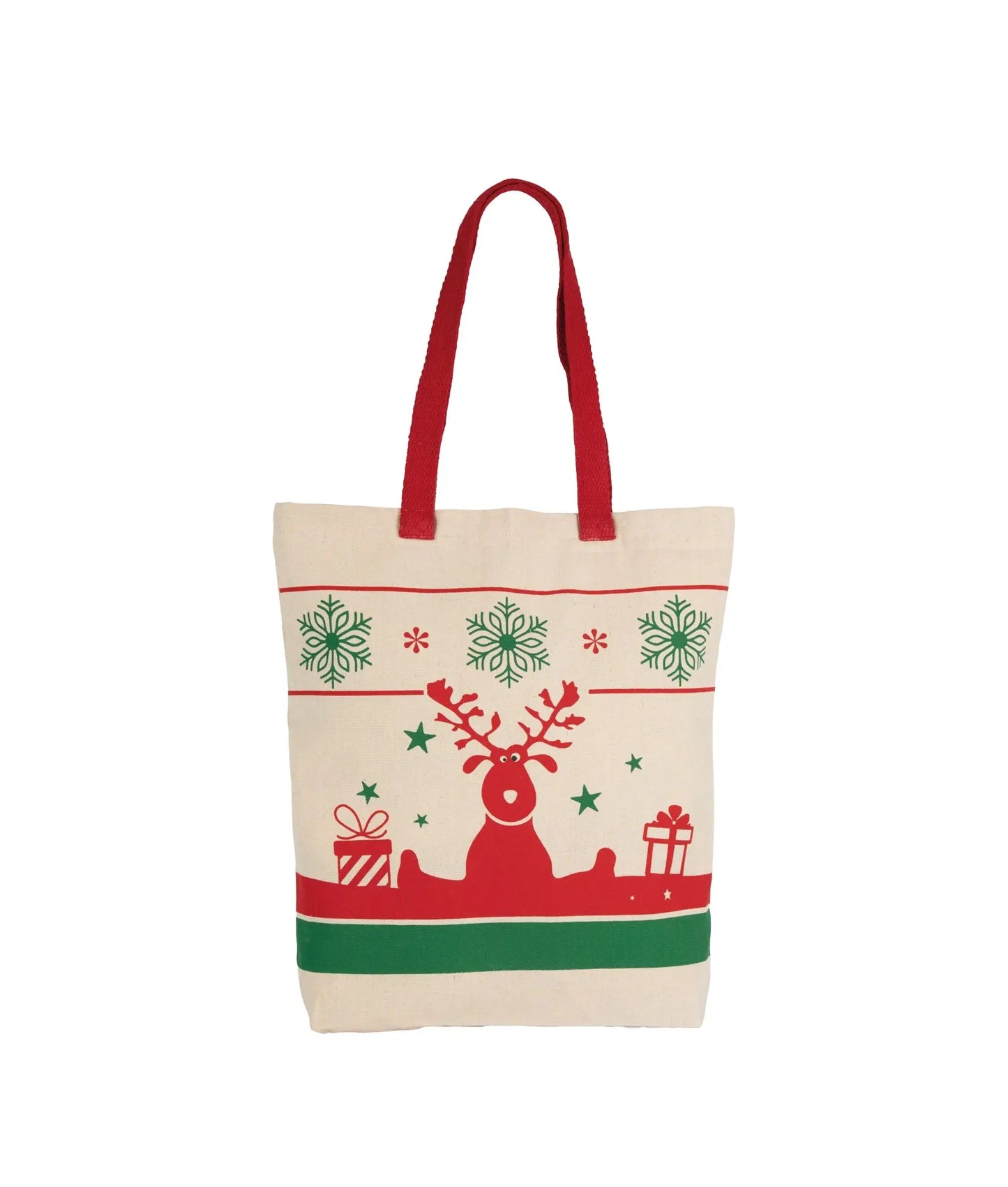 Shopper met kerstmotieven de Bedrukwinkel