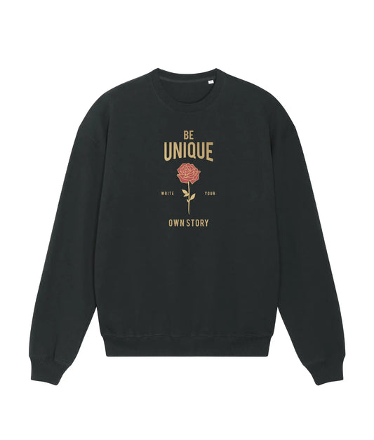Sweater Oversized "Be Unique" de Bedrukwinkel