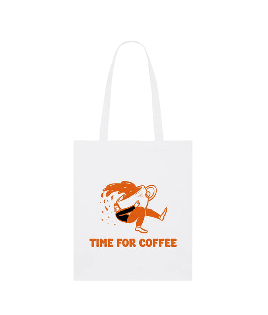 Tote bag "TIME FOR COFFEE" de Bedrukwinkel