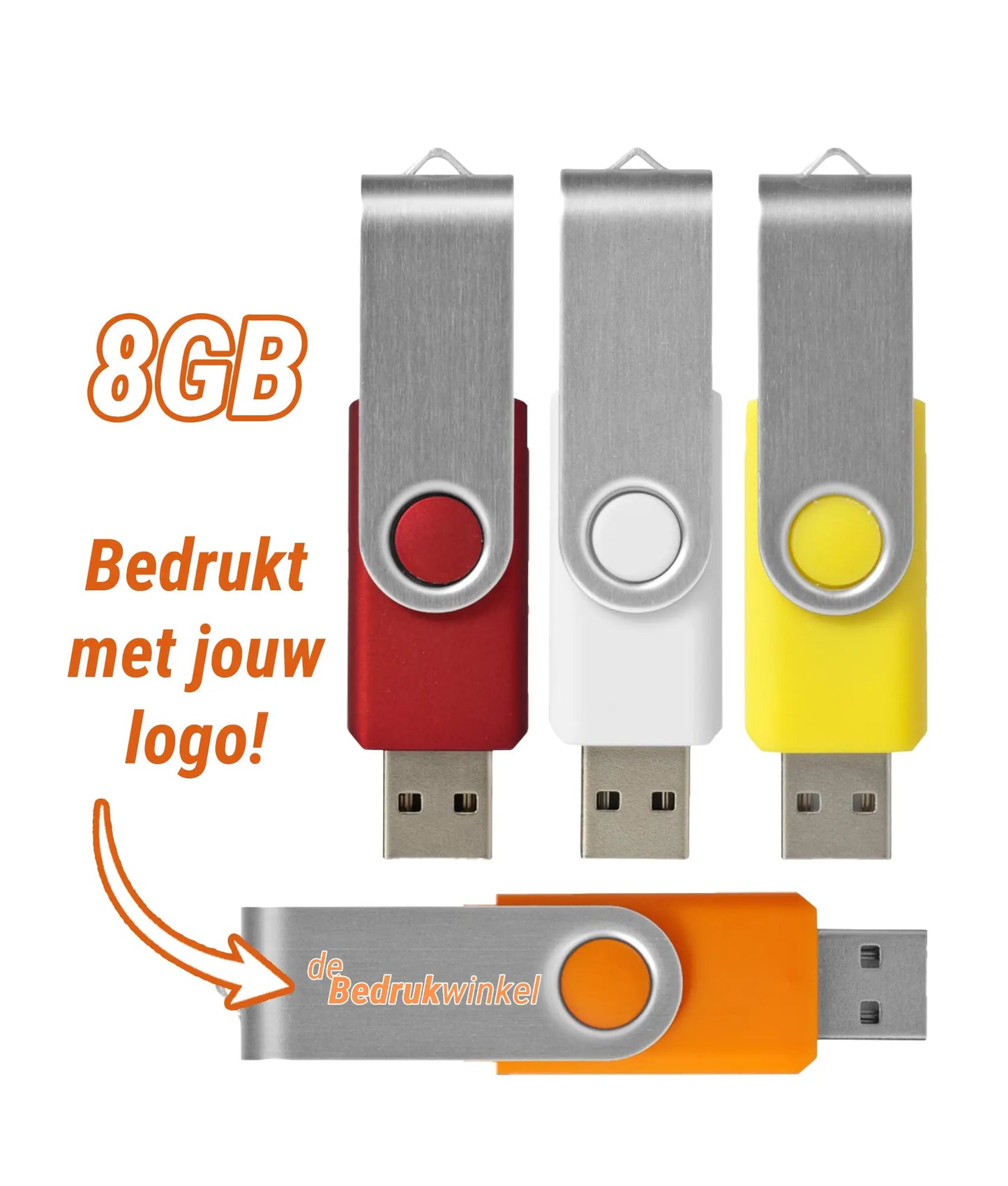 Rotate basic USB 8GB de Bedrukwinkel
