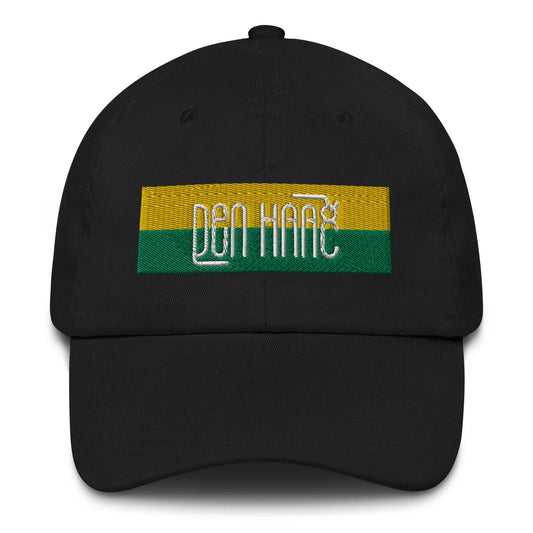 6-panel cap geborduurd met vlag en tekst DEN HAAG de Bedrukwinkel
