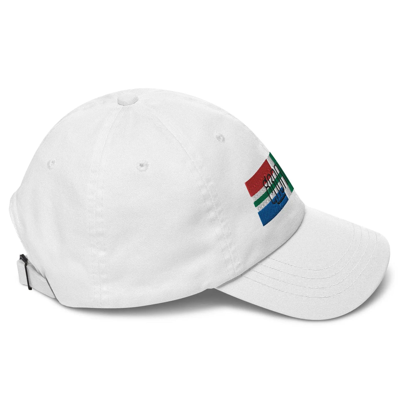 6-panel cap geborduurd met vlag en tekst GRONINGEN de Bedrukwinkel