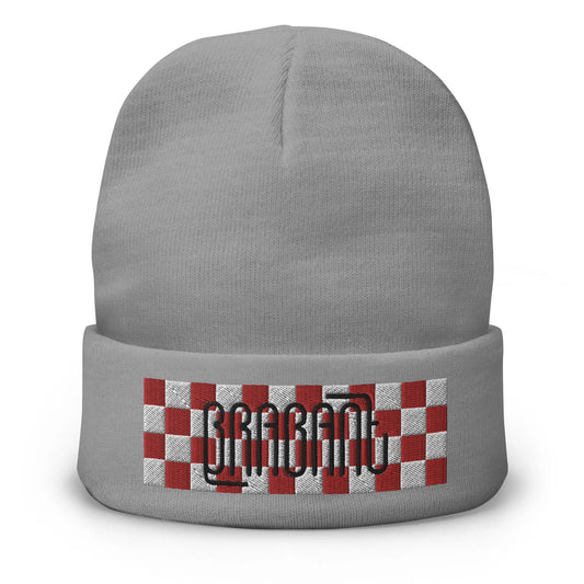 Beanie met geborduurde vlag en tekst BRABANT de Bedrukwinkel