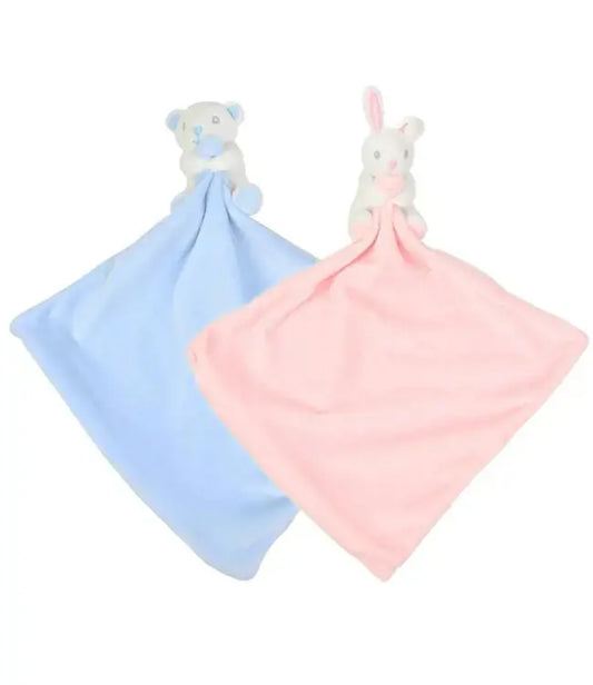 Knuffeldoek met ingebouwde ratel - Eigen naam - de Bedrukwinkel