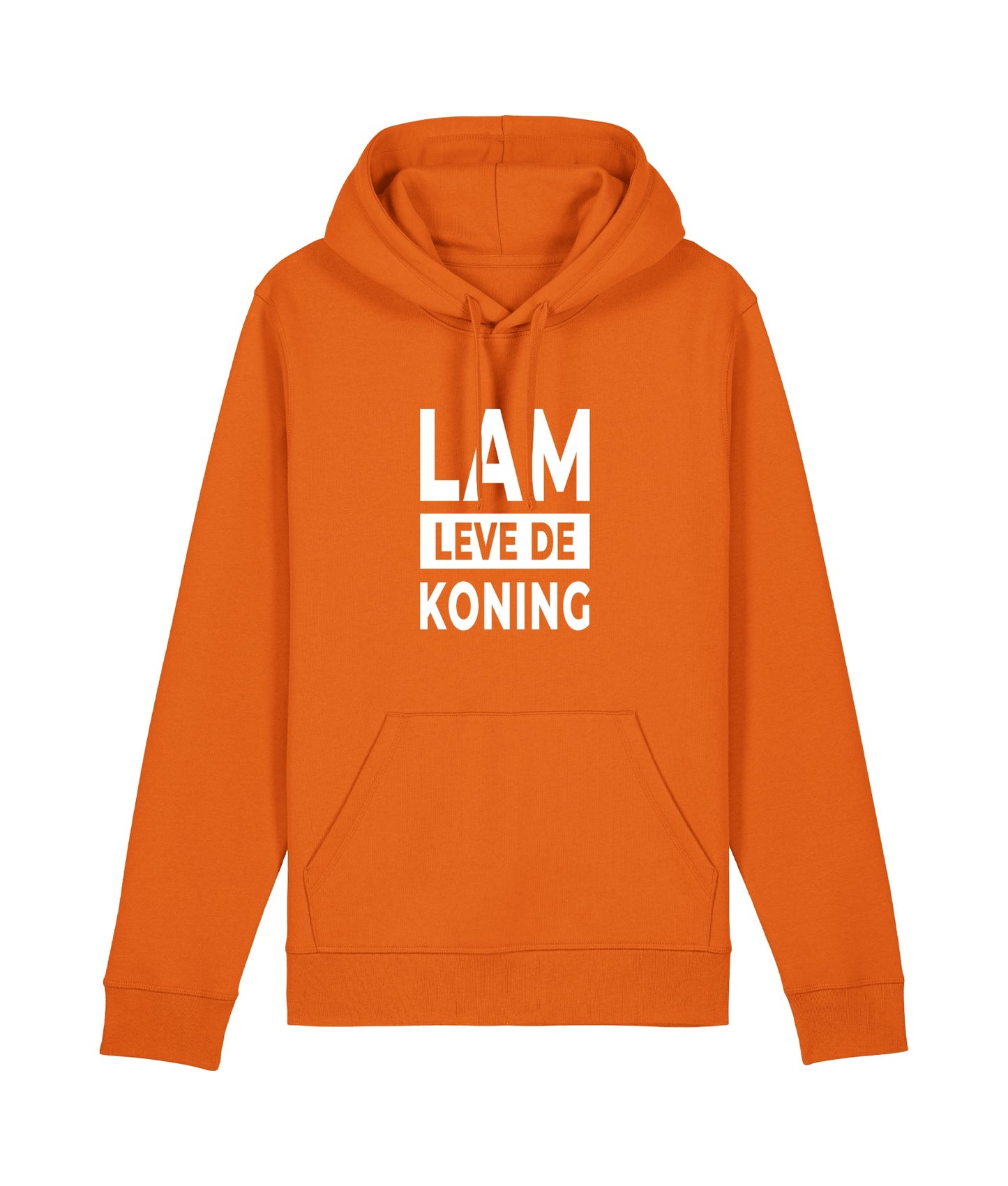 Hoodie "Lam leve de Koning" de Bedrukwinkel