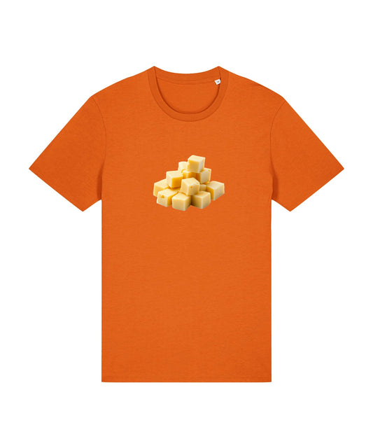 Koningsdag Kaasblokjes T-shirt de Bedrukwinkel