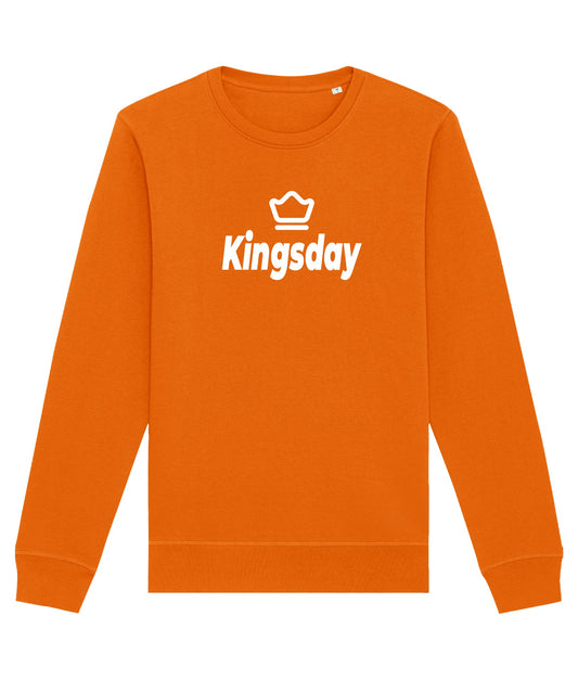 Oranje Sweater Kingsday de Bedrukwinkel