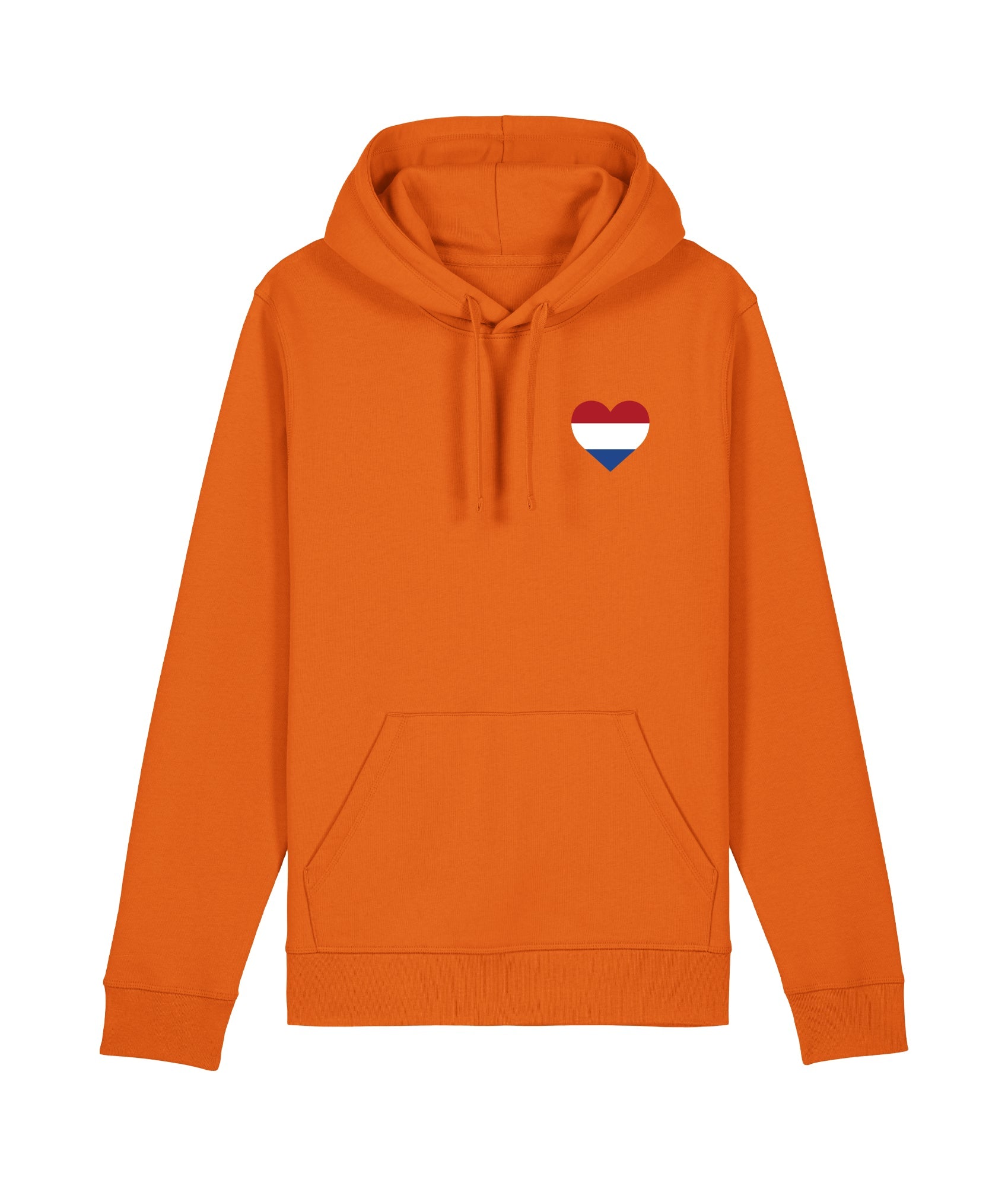 Hoodie Koningsdag Hartje NL vlag de Bedrukwinkel