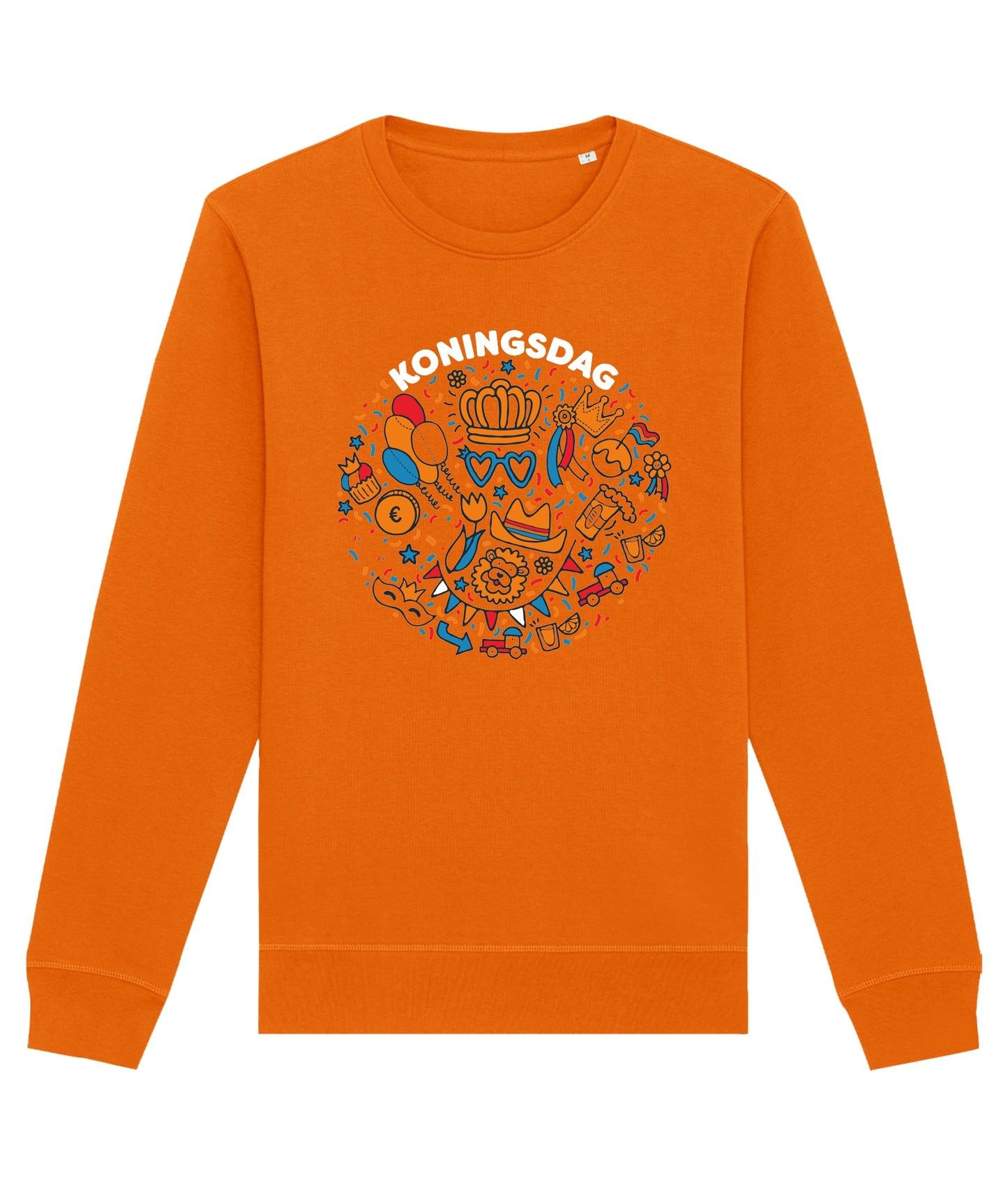 Sweater Confetti Print Koningsdag de Bedrukwinkel