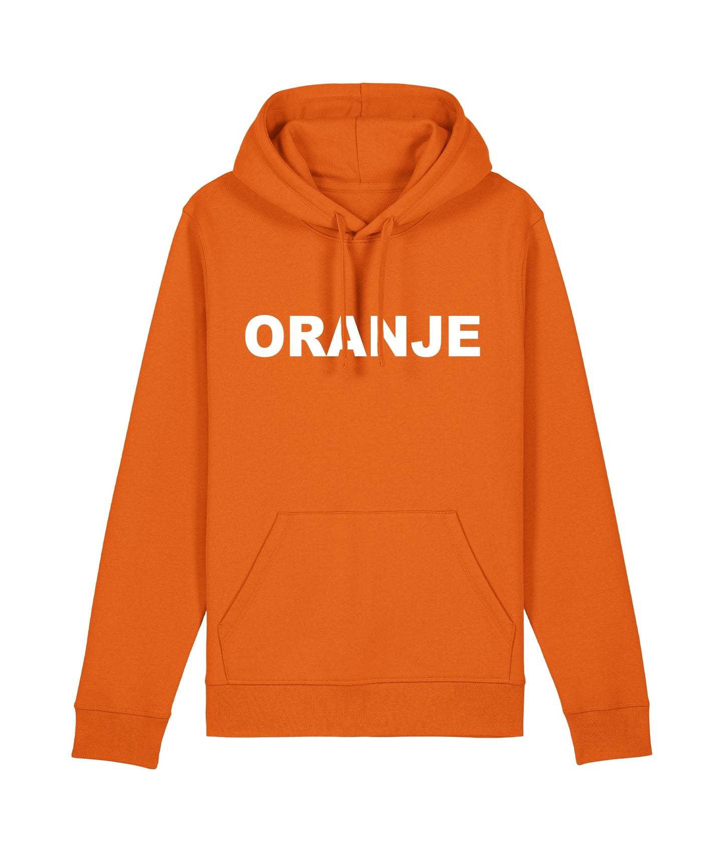 Hoodie met tekst ORANJE de Bedrukwinkel