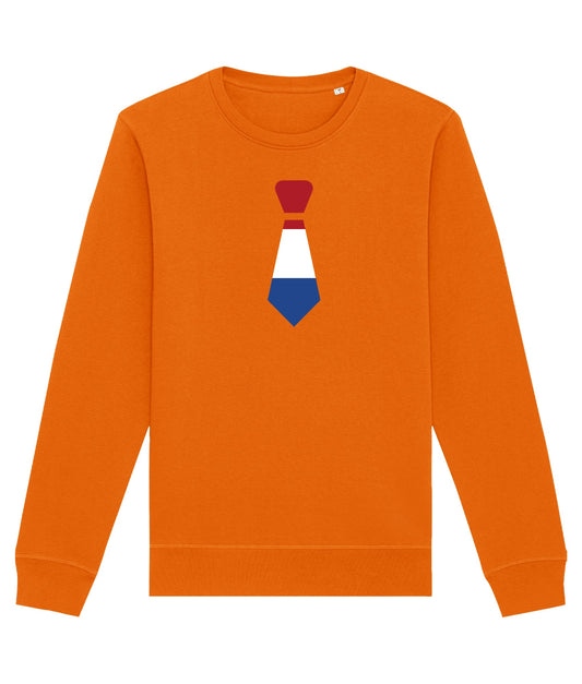 Sweater Koningsdag Stropdas Nederland de Bedrukwinkel