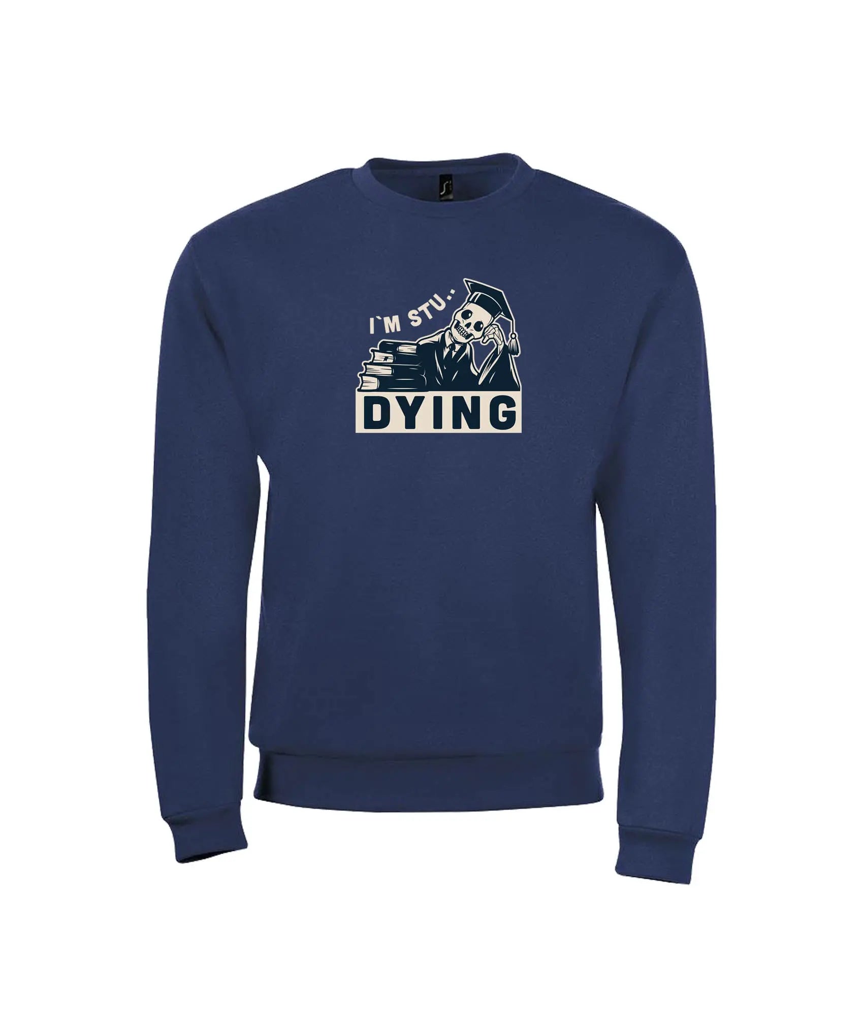 Sweater "StuDying" de Bedrukwinkel