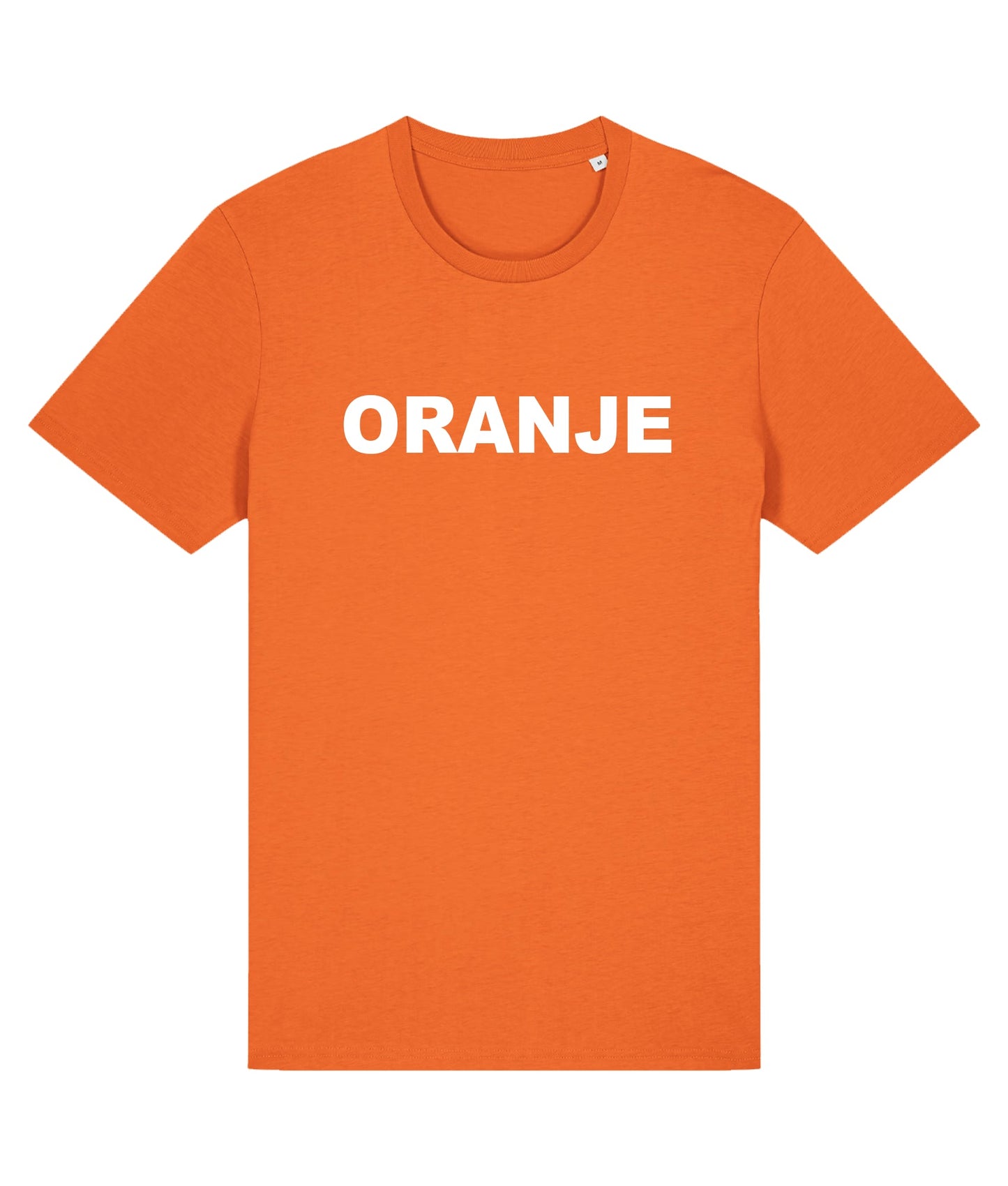 T-shirt met tekst ORANJE de Bedrukwinkel