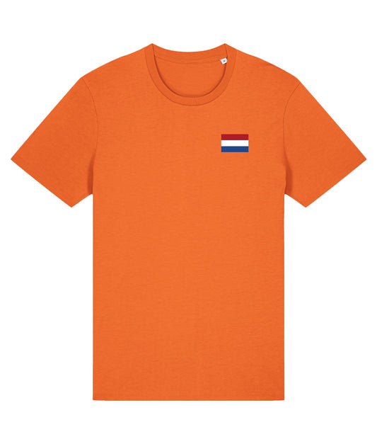 T-shirt NL Vlag Koningsdag de Bedrukwinkel