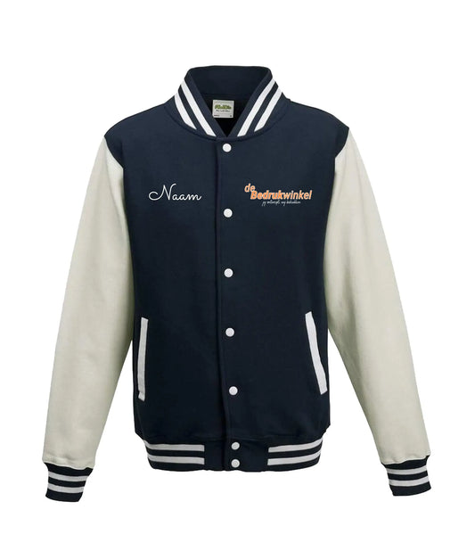 Varsity Jacket met bedrukking de Bedrukwinkel