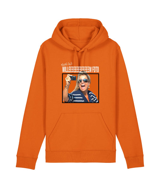 Oranje Hoodie Maxima Print de Bedrukwinkel